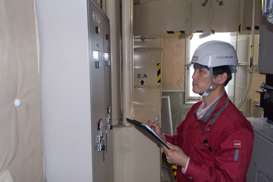 建物内の巡回点検